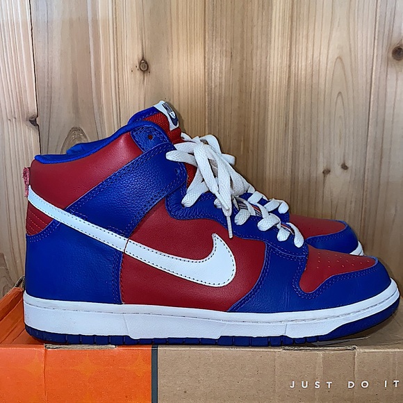2003 Nike dunk high LA Clippers varsity red sport royal - Picture 2 of 15